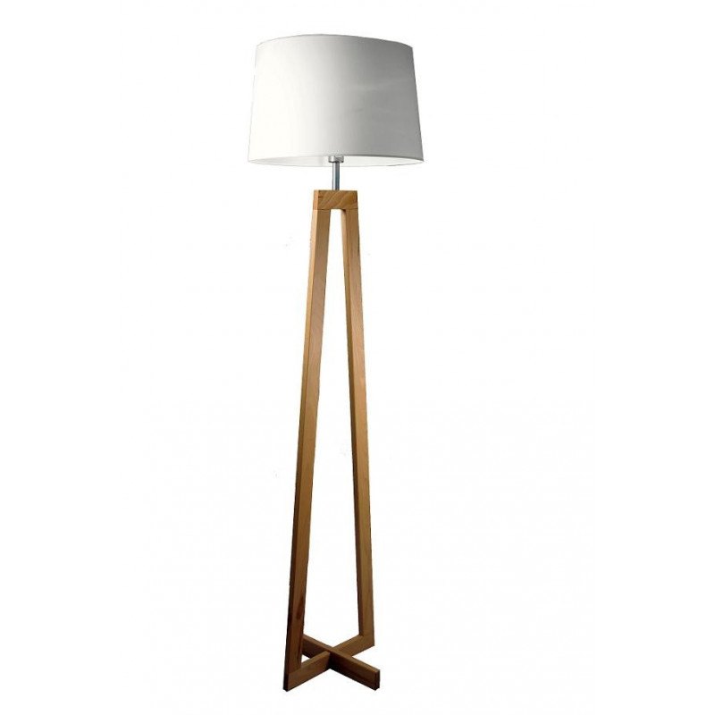 Lampadaire en bois SACHA LS scandinave par Aluminor