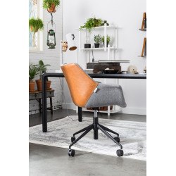 Lampe de table extensible FLEX dimmable en acier et bois d'hévéa