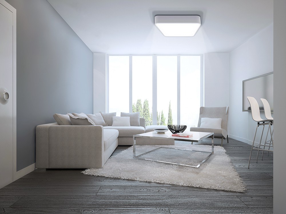 Plafonier design- grand modèle carré- Cumbuco