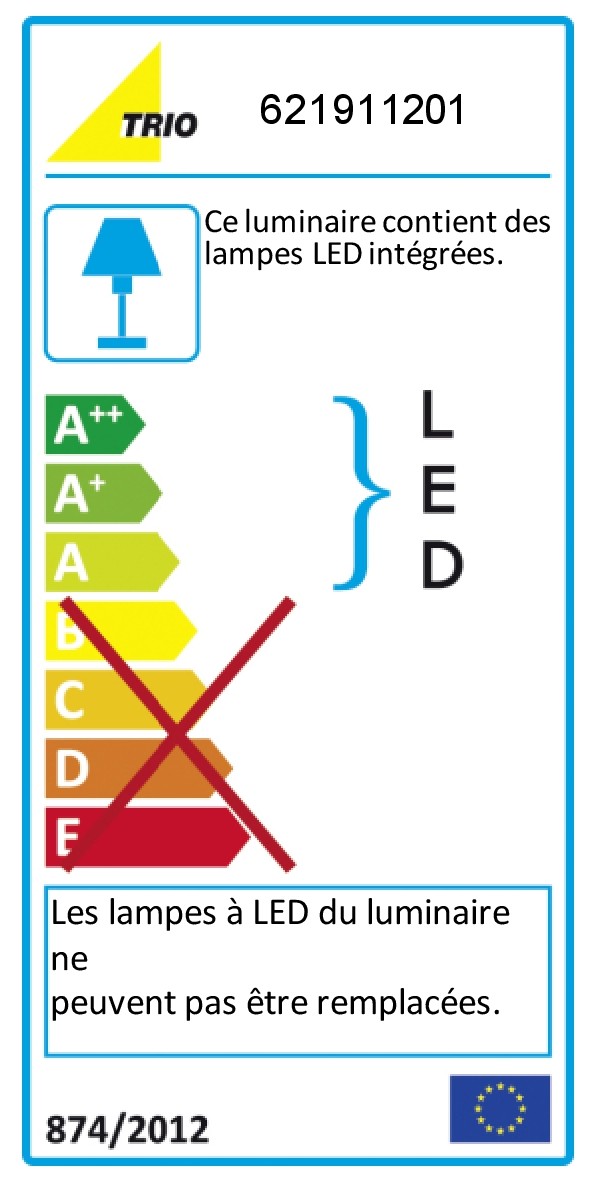 Plafonnier design LED- Petit modèle- Lugano