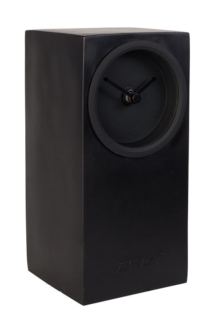 Horloge noire Brick Zuiver