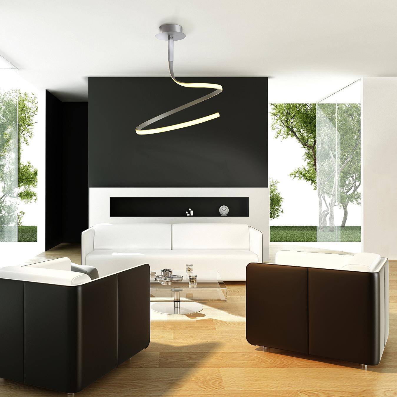 Plafonnier design simple - NUR - ampoule led deco mantra