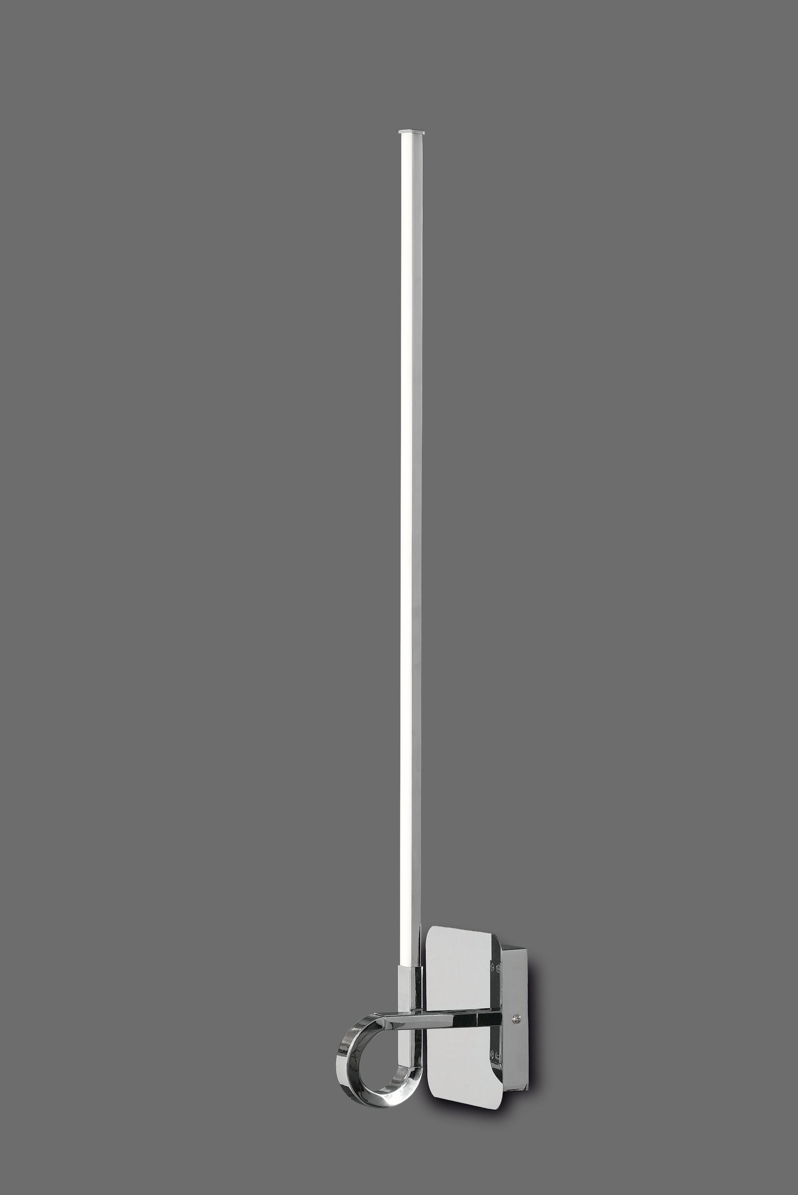 Applique murale led chromé Cinto M en métal - Mantra