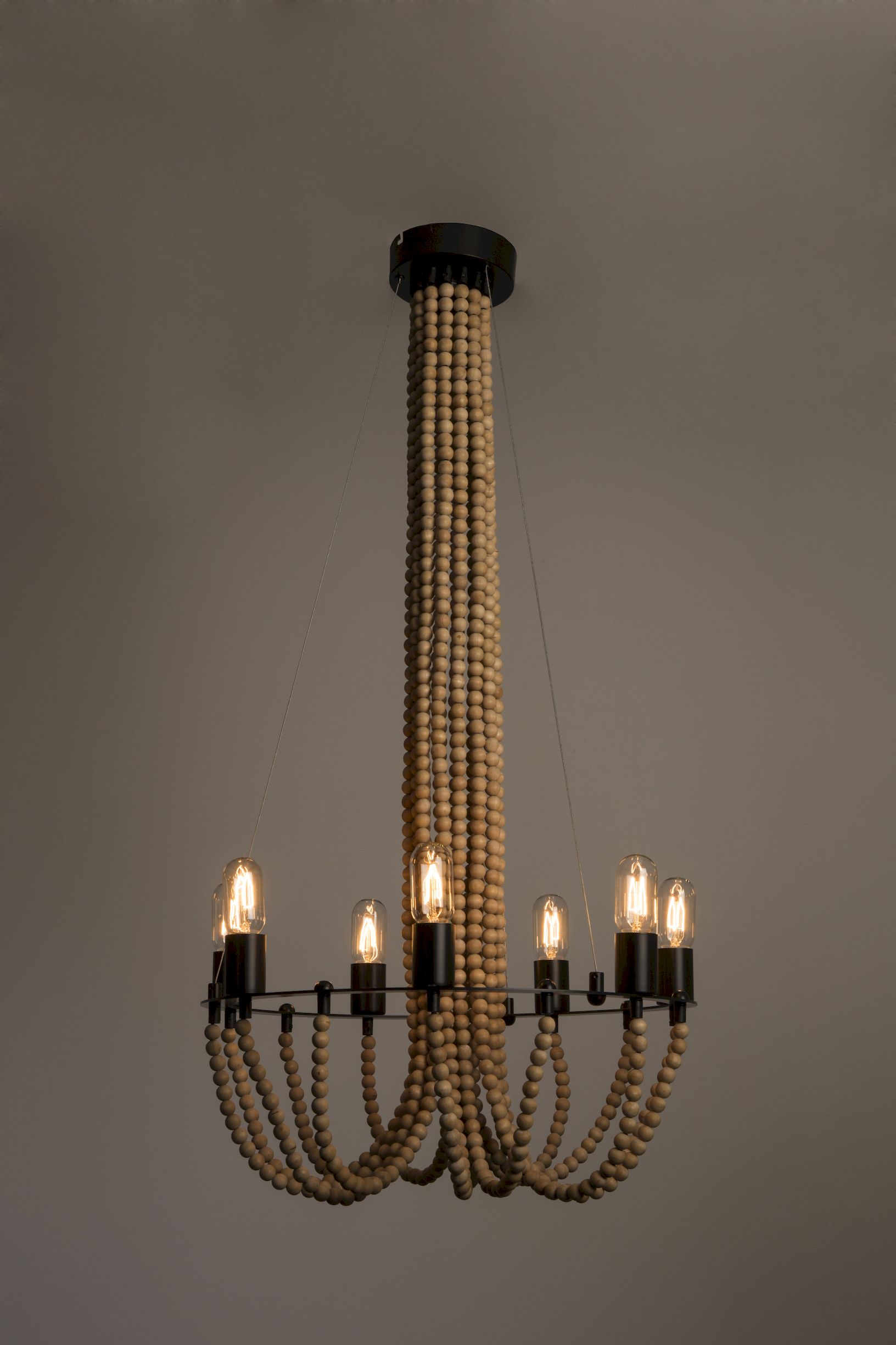 Suspension en bois vintage Beads - Dutchbone