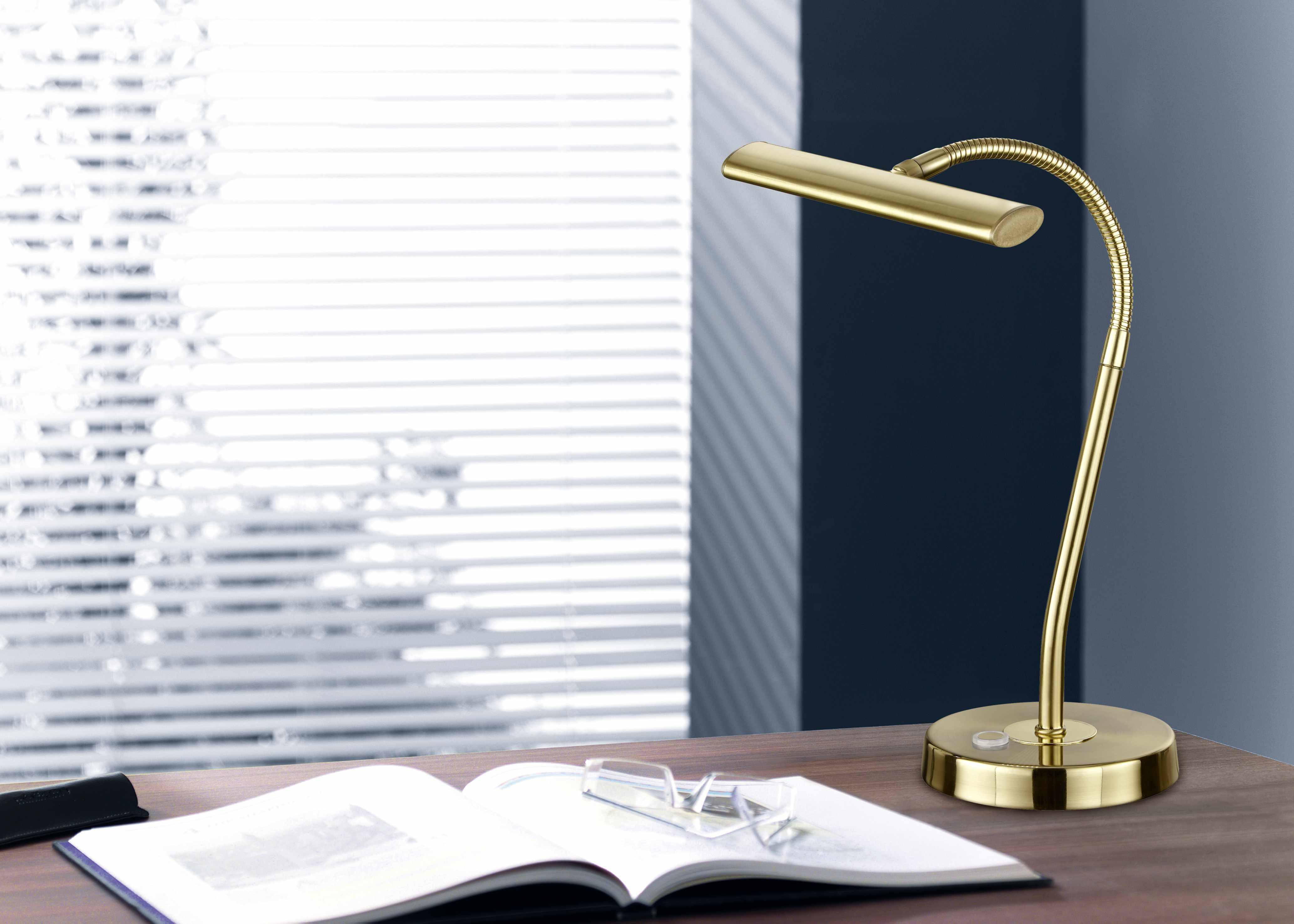 Lampe de bureau laiton