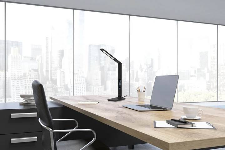 Lampe de bureau LED Sandra USB - Aluminor