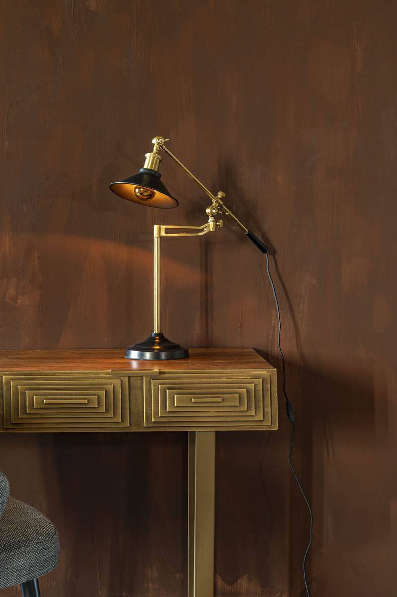 Lampe de bureau vintage articulée Penelope - Dutchbone