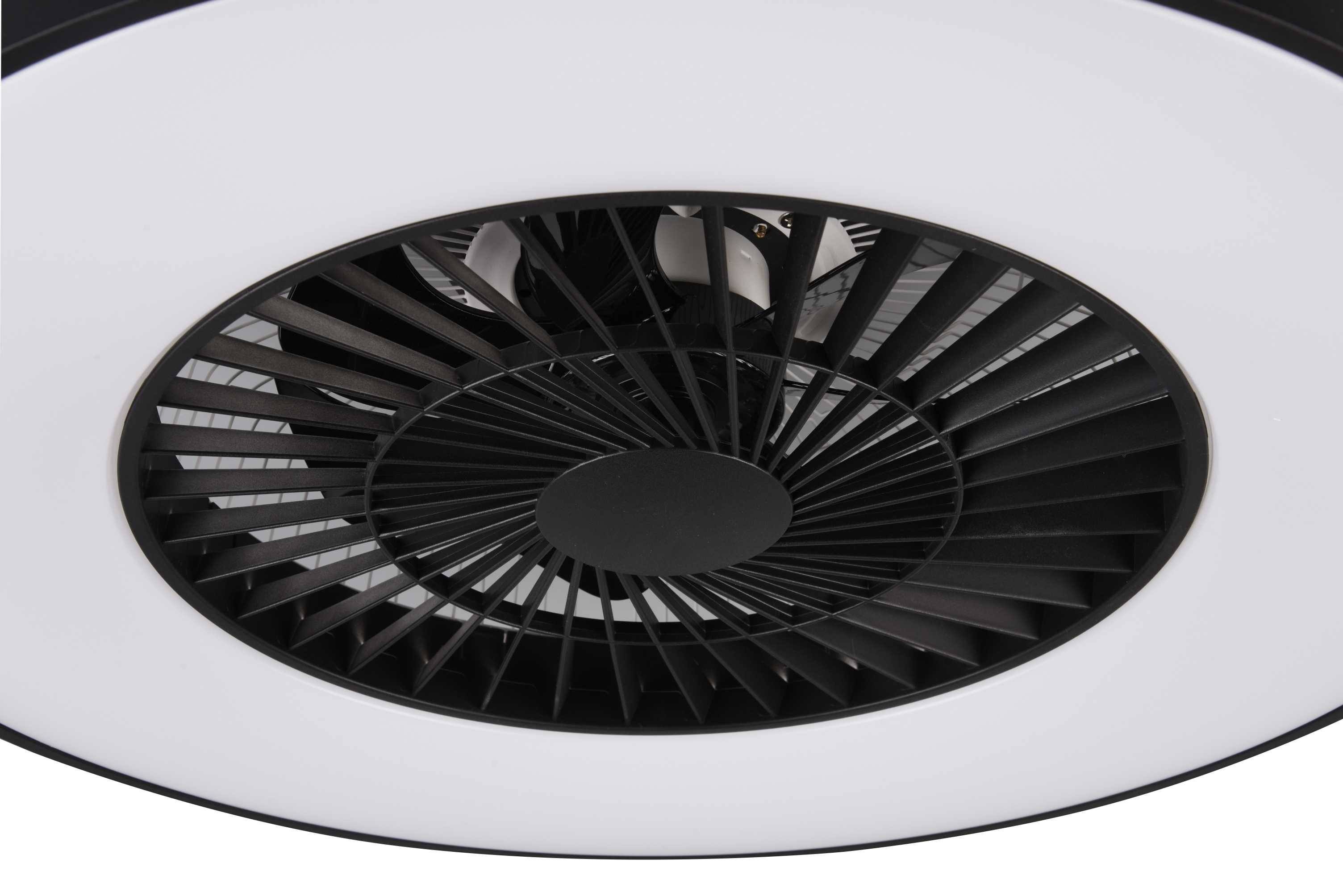 Ventilateur plafonnier Halmstad noir 59 cm