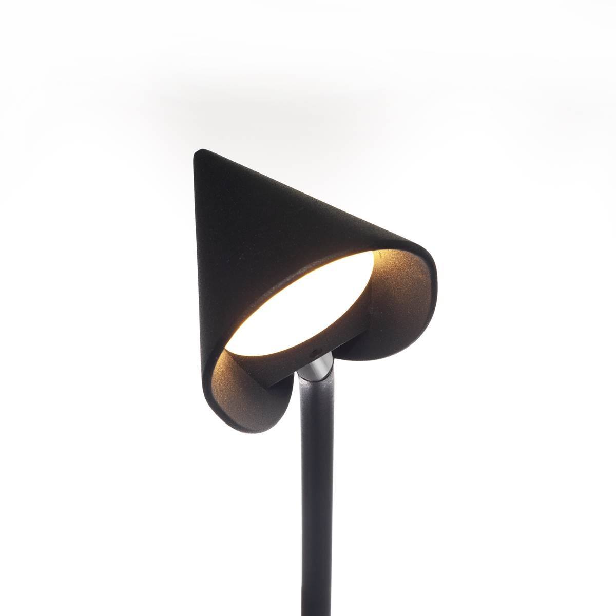 Petite lampe led noire design Capuccina - Mantra