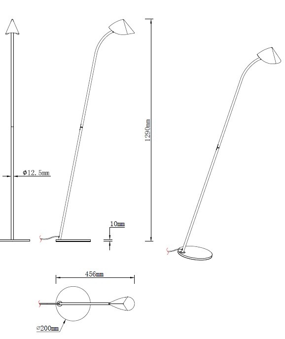 Lampadaire led design...