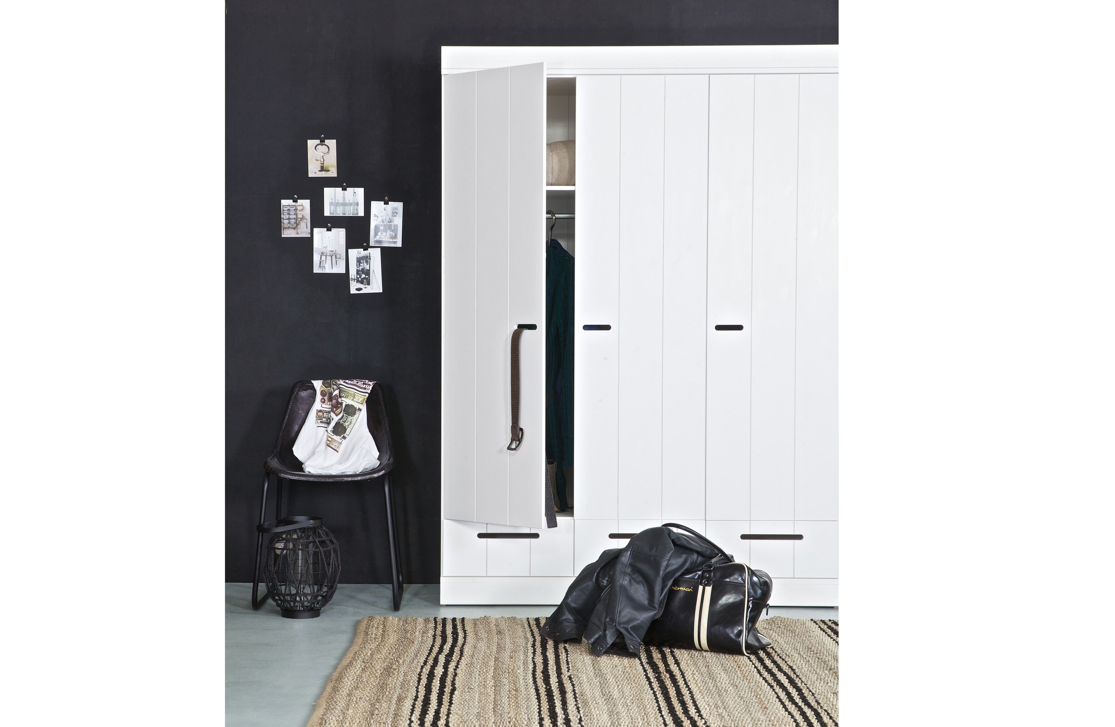 Armoire en bois 3 portes 3 tiroirs Connect - Woood