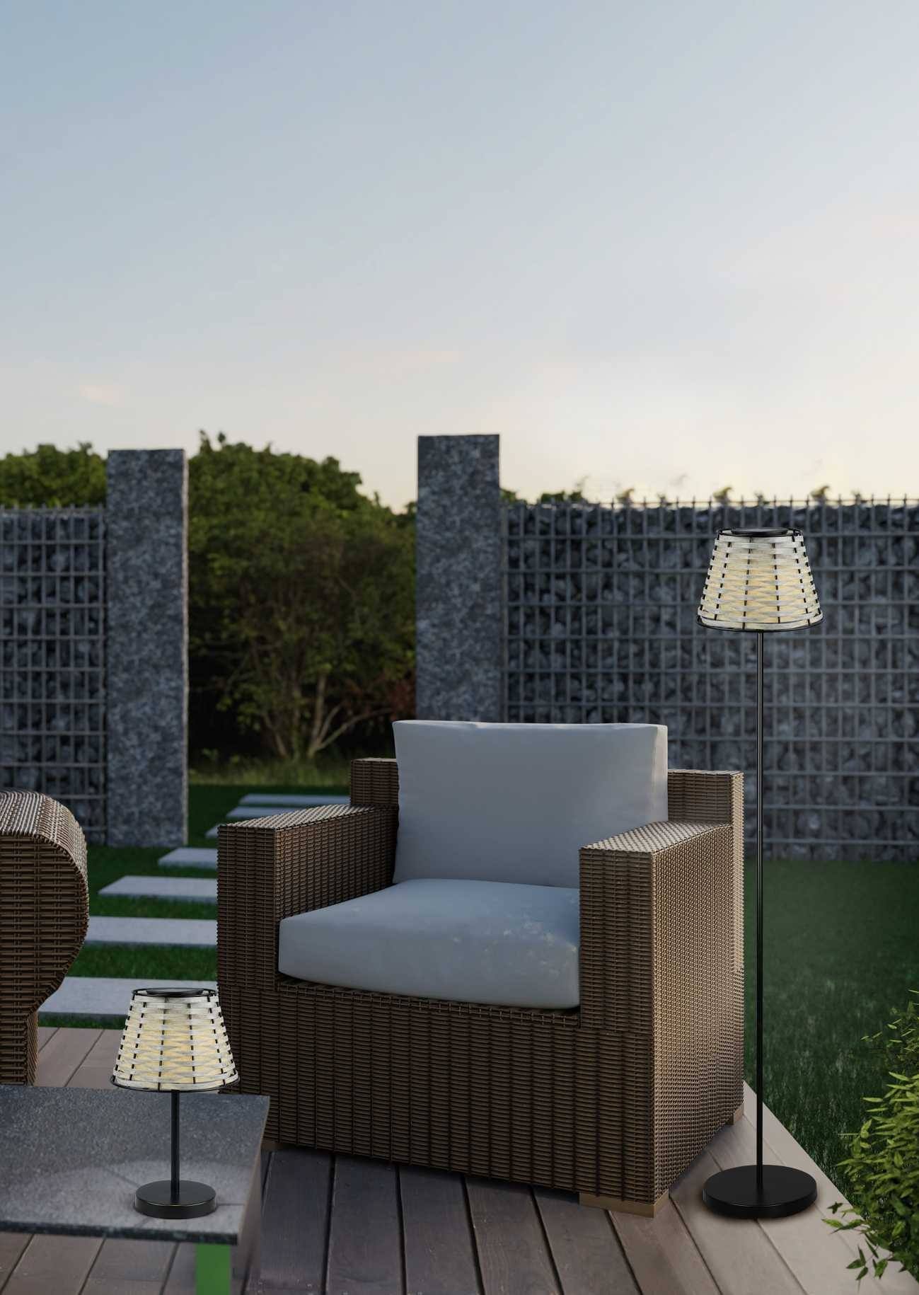 Lampadaire de jardin solaire Roca
