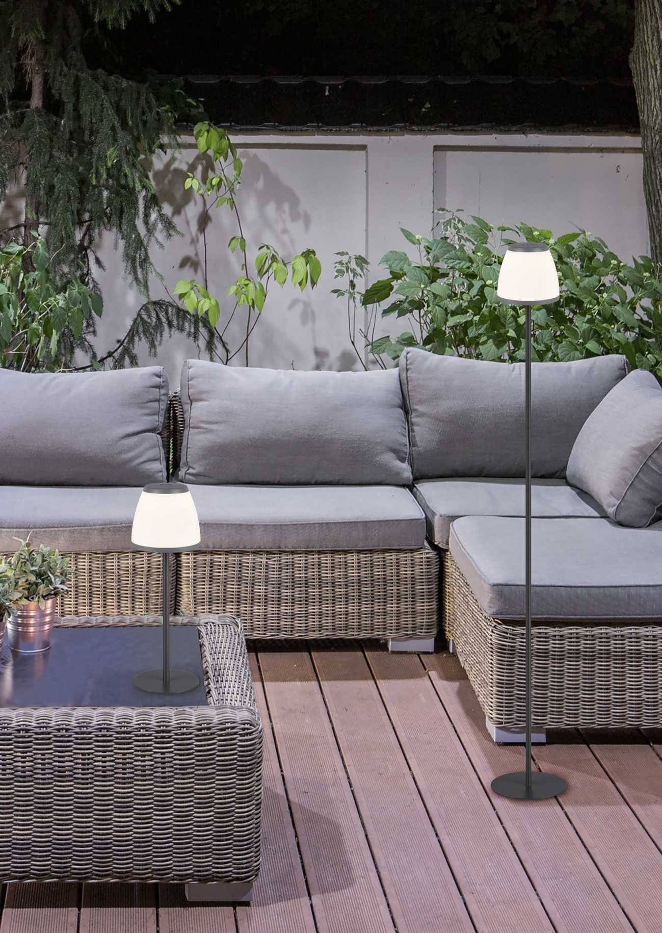 Lampe à poser ou suspendre rechargeable pour extérieur Domingo