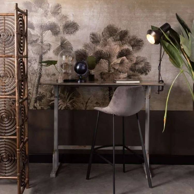 Table de bar vintage en métal Declan - Dutchbone