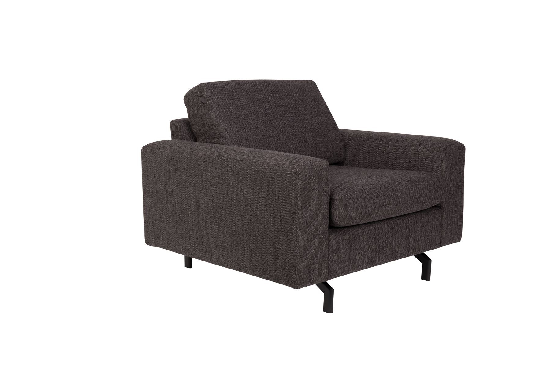 Fauteuil design en tissu Anthracite JEAN par Zuiver