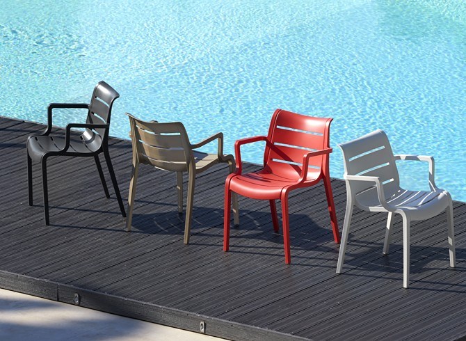 Chaises de jardin SUNSET Scab design