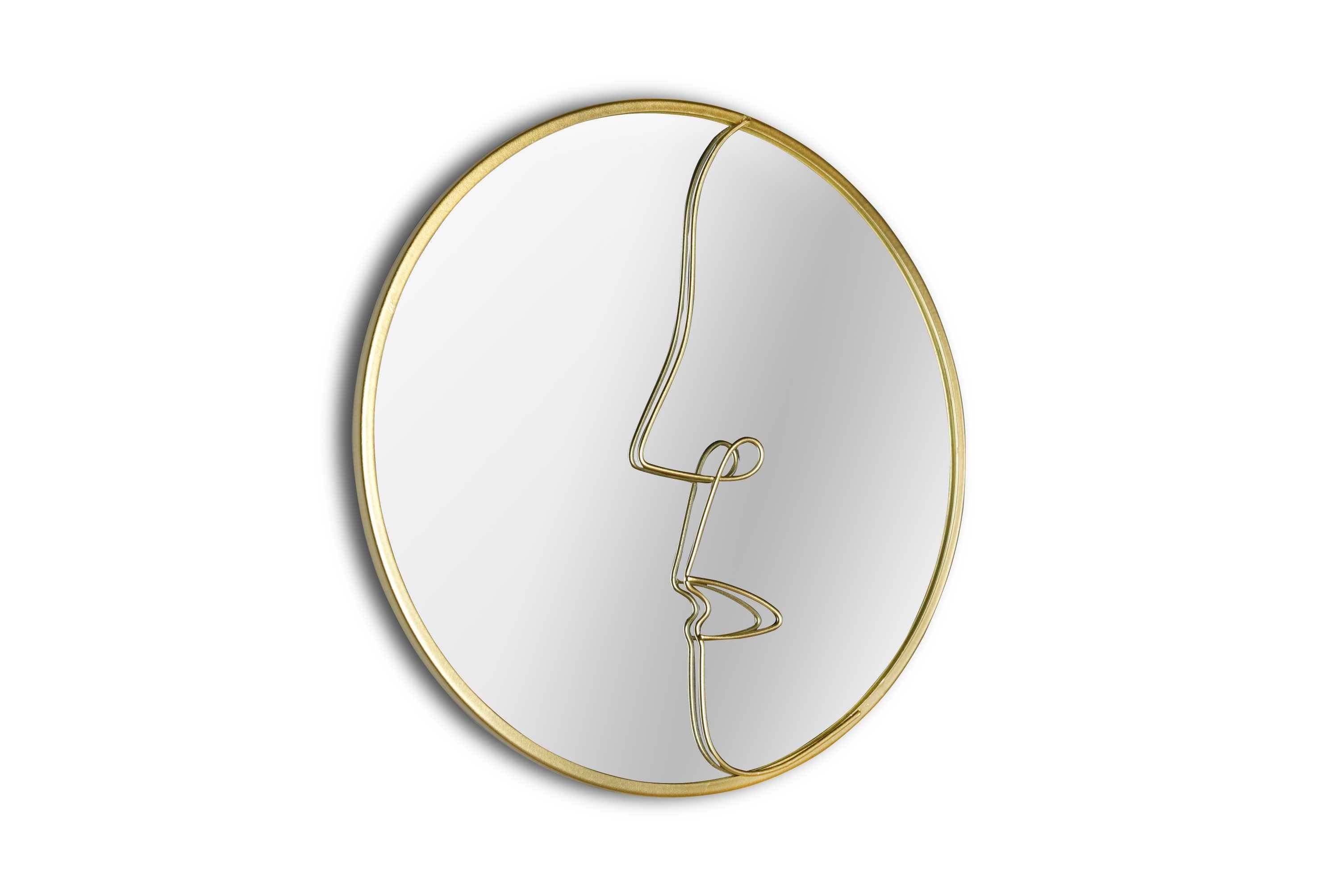 Miroir décoratif visage 30 cm GERDA