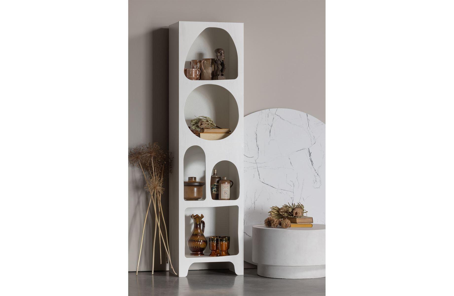 Colonne design bois blanc [fsc] Caz - Woood