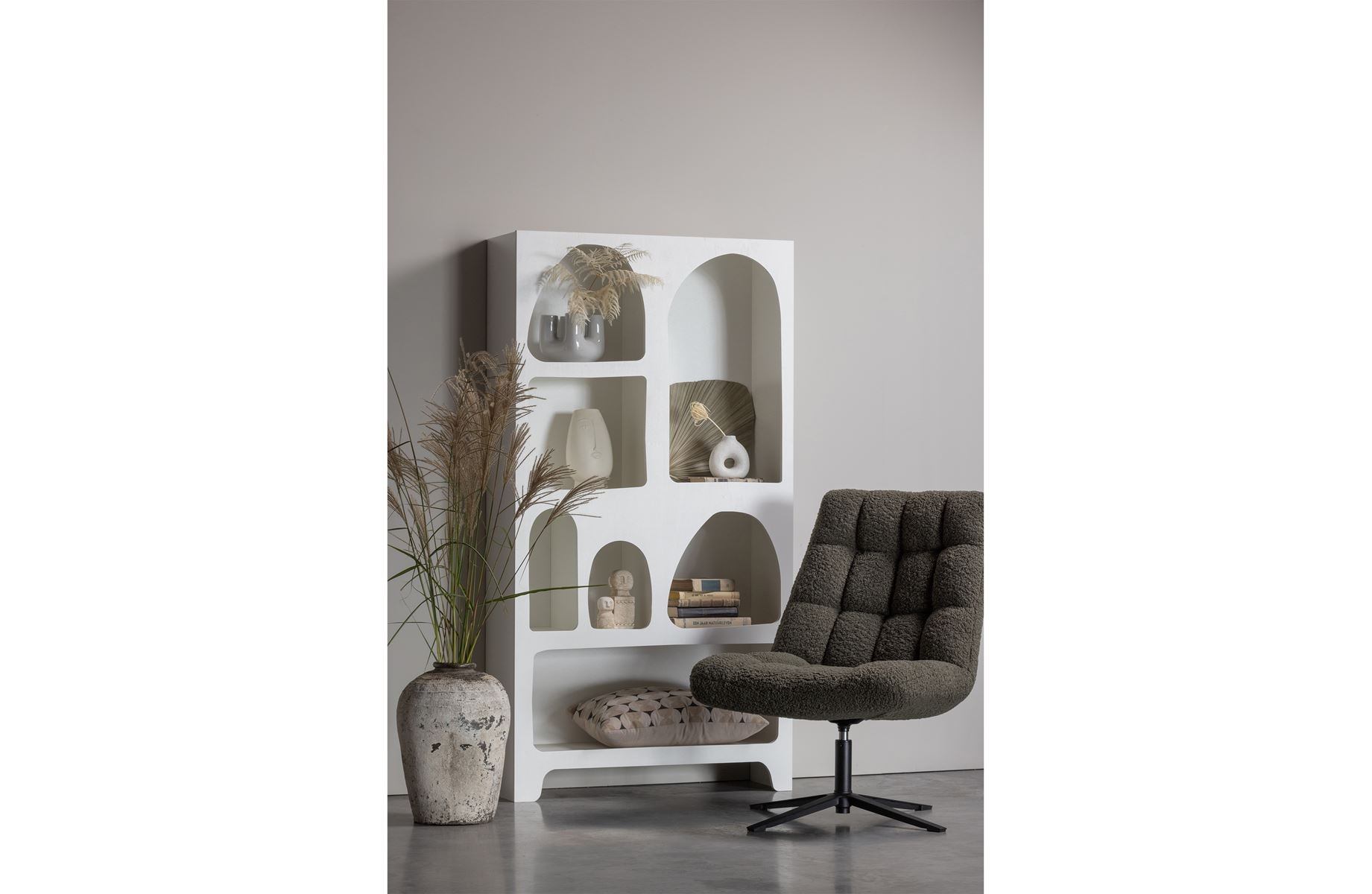 Meuble de rangement design bois blanc Caz - Woood