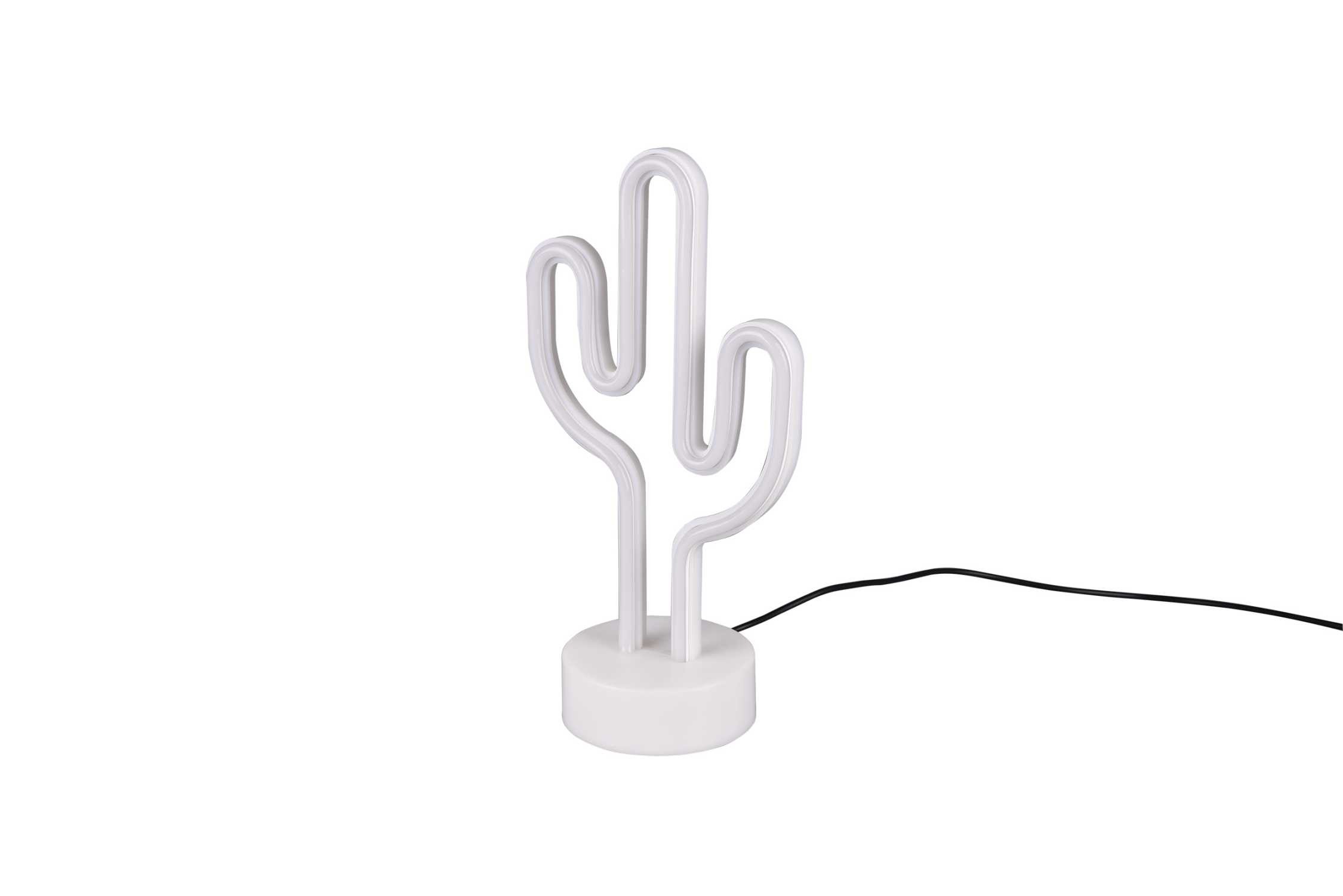 Lampe déco cactus néon led