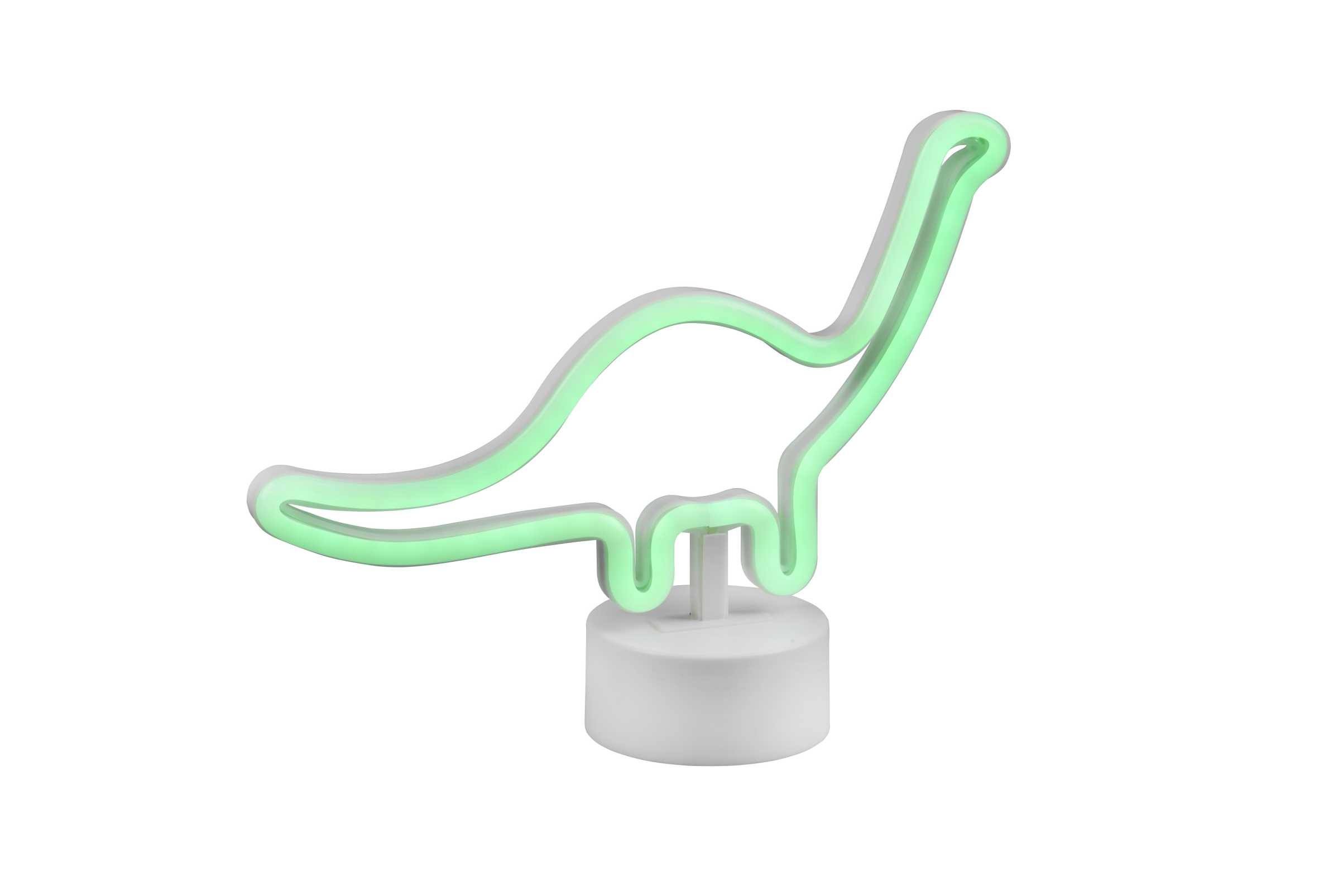 Lampe déco dinosaure néon led