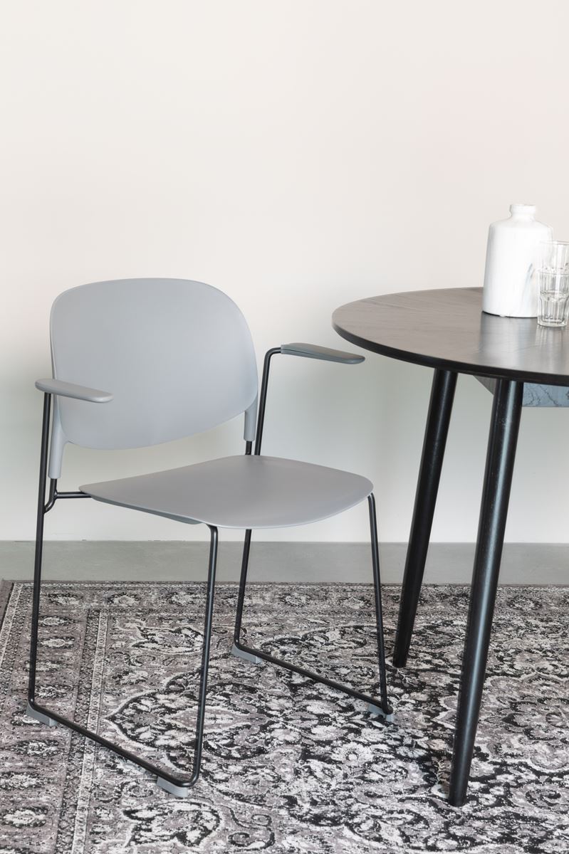 Fauteuils Stacks à pieds luges - lot de 4